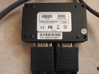 CONMUTADOR CONCEPTRONIC KVM 2 VGA 2 PCS