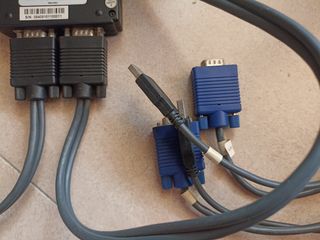 CONMUTADOR CONCEPTRONIC KVM 2 VGA 2 PCS