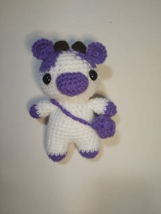 mucca peluche amigurumi
