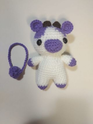 mucca peluche amigurumi