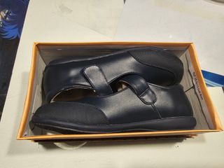 Zapato colegial niña Azul Marino T36