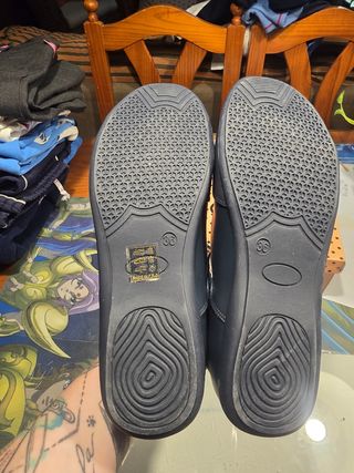 Zapato colegial niña Azul Marino T36