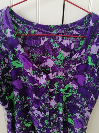 Blusa estampada vintage