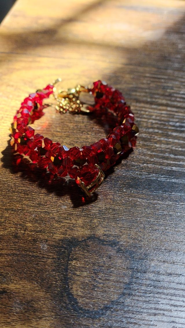 Bracciali cristalli ciondolo cuore