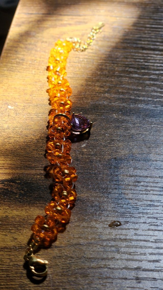 Bracciali cristalli ciondolo cuore