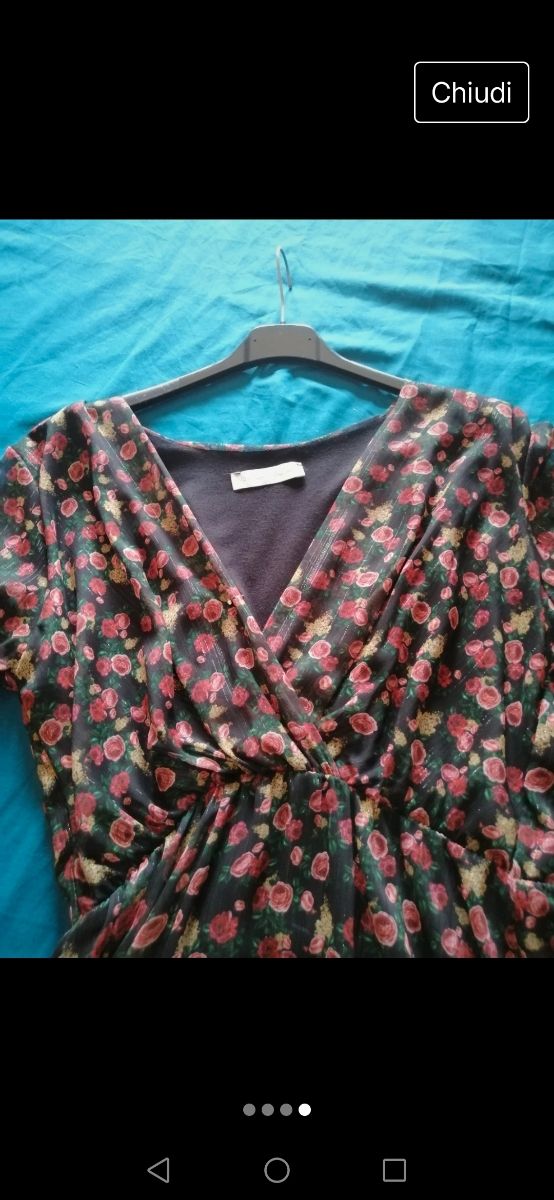 Vestito con maniche lunghe