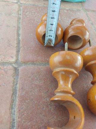Madera Apliques cortinas