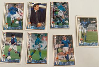 Lote 29 cromos Real Oviedo 9899 Mundicromo