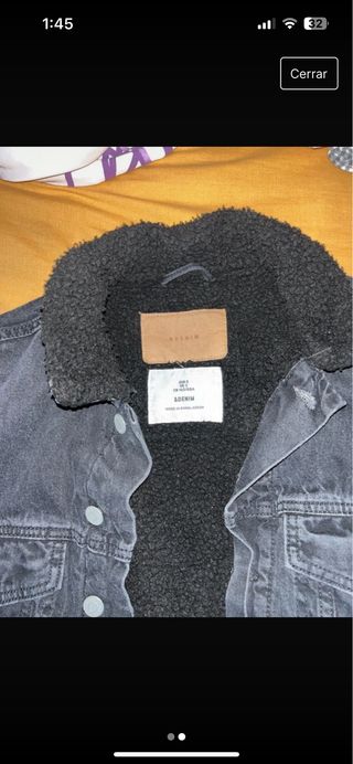 Chaqueta vaquera negra