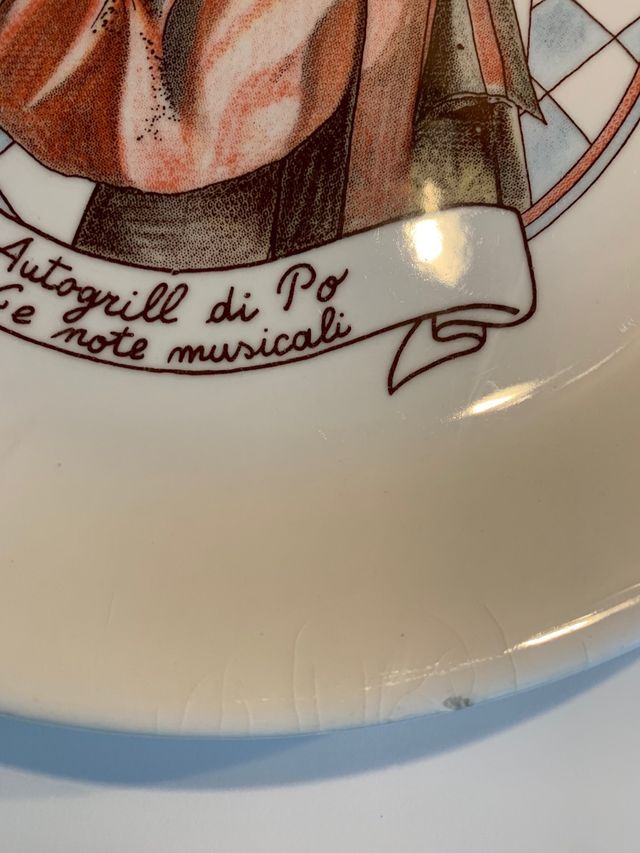 Piatti buon ricordo autogrill De Simone