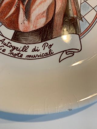 Piatti buon ricordo autogrill De Simone