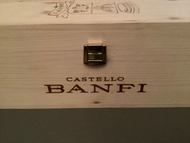 Scatola Legno Vino Castello Banfi