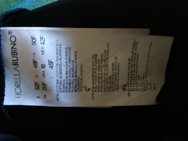 Pantaloni Fiorella Rubino