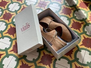 Zapatos de ante beige