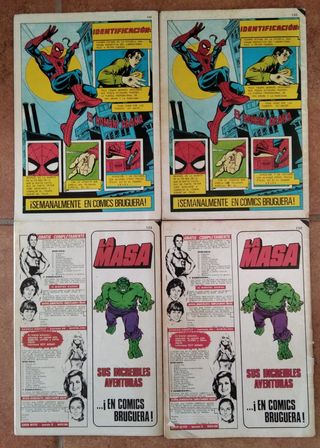 SPIDERMAN KA-ZAR X-MEN CONAN Vértice Bruguera