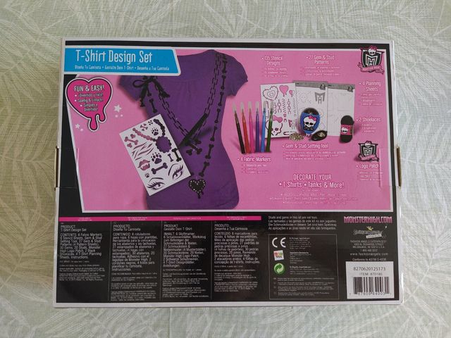Juguete Monster High Diseño de camisetas