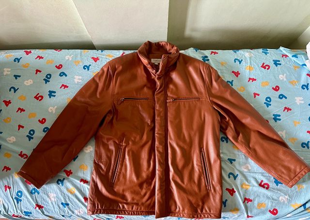 Giubbotto pelle Torras vintage anni '90 Tagli 52