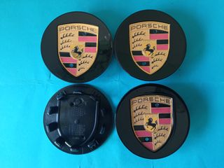 Tapabujes centro rueda llanta Porsche N-O 76mm.