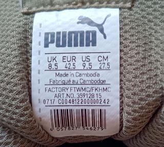 Zapatillas Puma, 42,5
