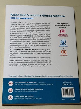 Alpha Test - Economia e Giurisprudenza