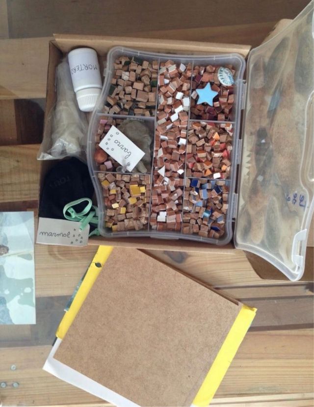 Kit de teselas para mosaico