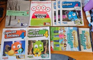 Libros de texto Cuarto Primaria