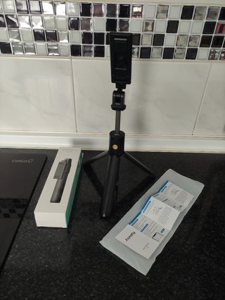 Palo selfie trípode con bluetooth