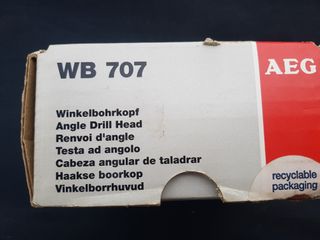 Cabezal angular de taladro modelo AEG WB 707.