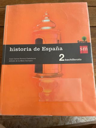 Libro Historia de España 2º bach SM