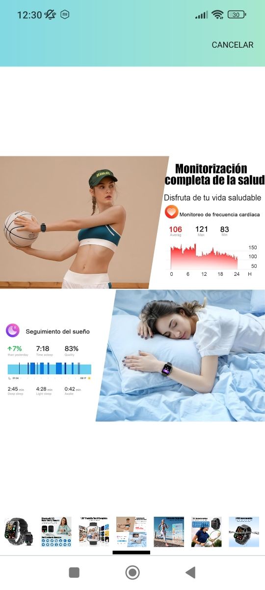 Smartwatch con altavoz incorporado