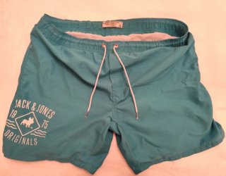 Bañador de Jack & Jones talla M verde turquesa