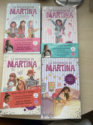 Pack 4 libros “La Diversion de Martina”