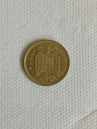 Moneda española 1pst Juan Carlos I de 1975