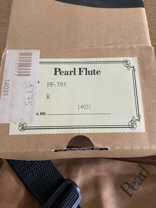 Flauta teavesera Pearl flute 795 de plata