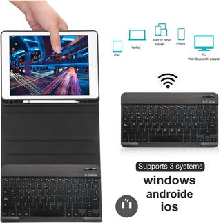DINGRICH Teclado  Funda para iPad 9.7 2018/6th