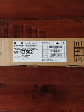 TONER RICOH 842018 MAGENTA MP C3502 y MP C3002