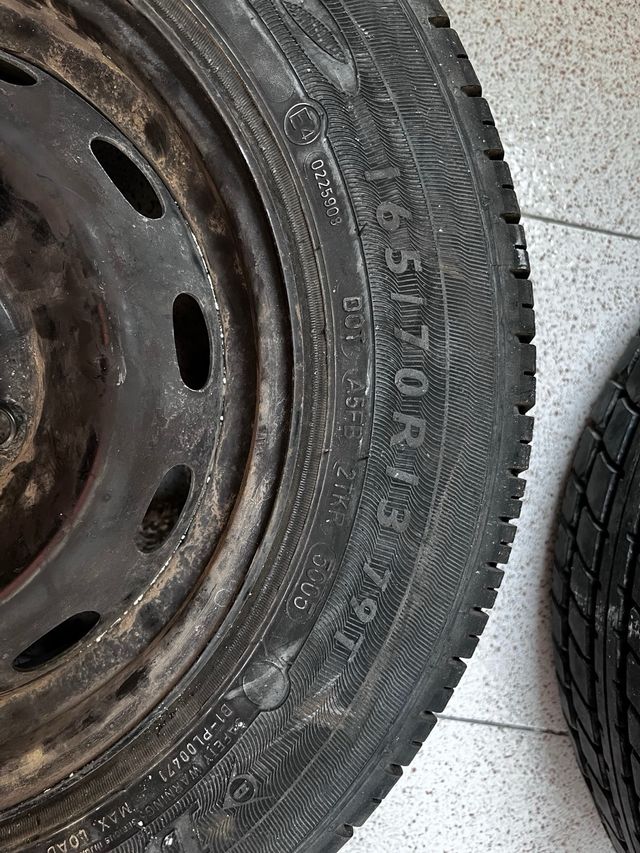 Rueda de coche 165/70