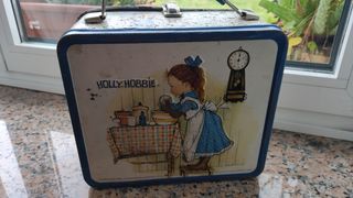 Fiambrera de metal vintage con termo