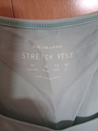 Camiseta tirantes señora talla 44
