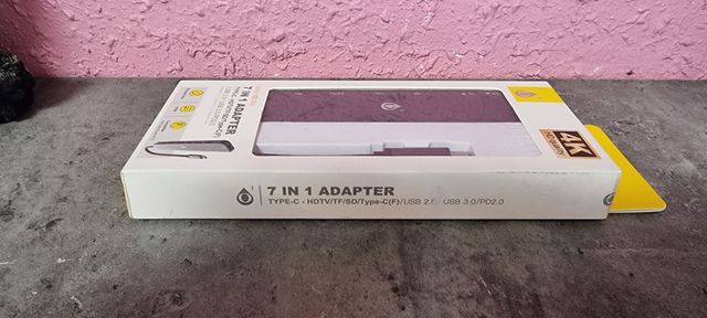 Adaptador 7 en 1 tipo c 