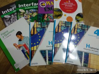 Libros de texto de 4 ESO