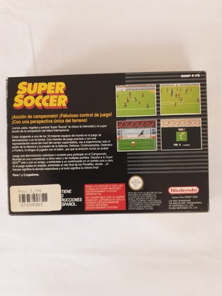 Super soccer snes ESP ERBE