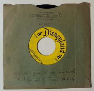 DISNEYLAND - A child's Garden of verses (vinilo)