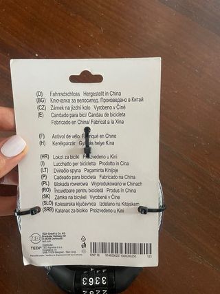 Lucchetto prr biciletta o monopattino