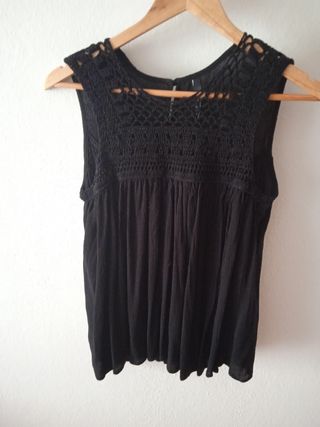 Blusa negra Tiffosi
