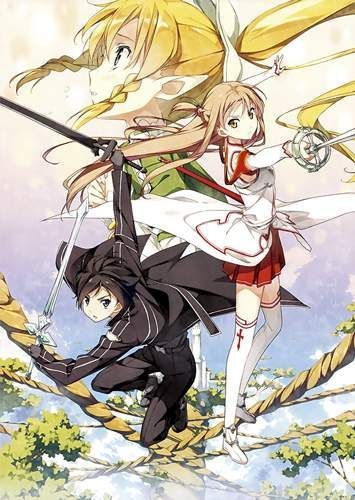 Poster Sword Art Online SAO Asuna, foglia 42 × 60 cm