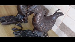 antiguo pareja kandil aceite 🪔
