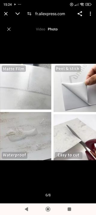 Vendo autoadhesivo PVC para pared