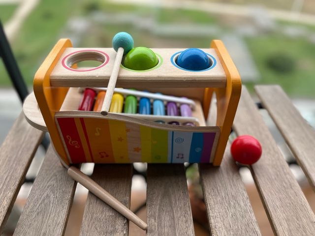 Instrumento xilófono Hape