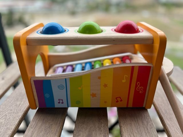 Instrumento xilófono Hape